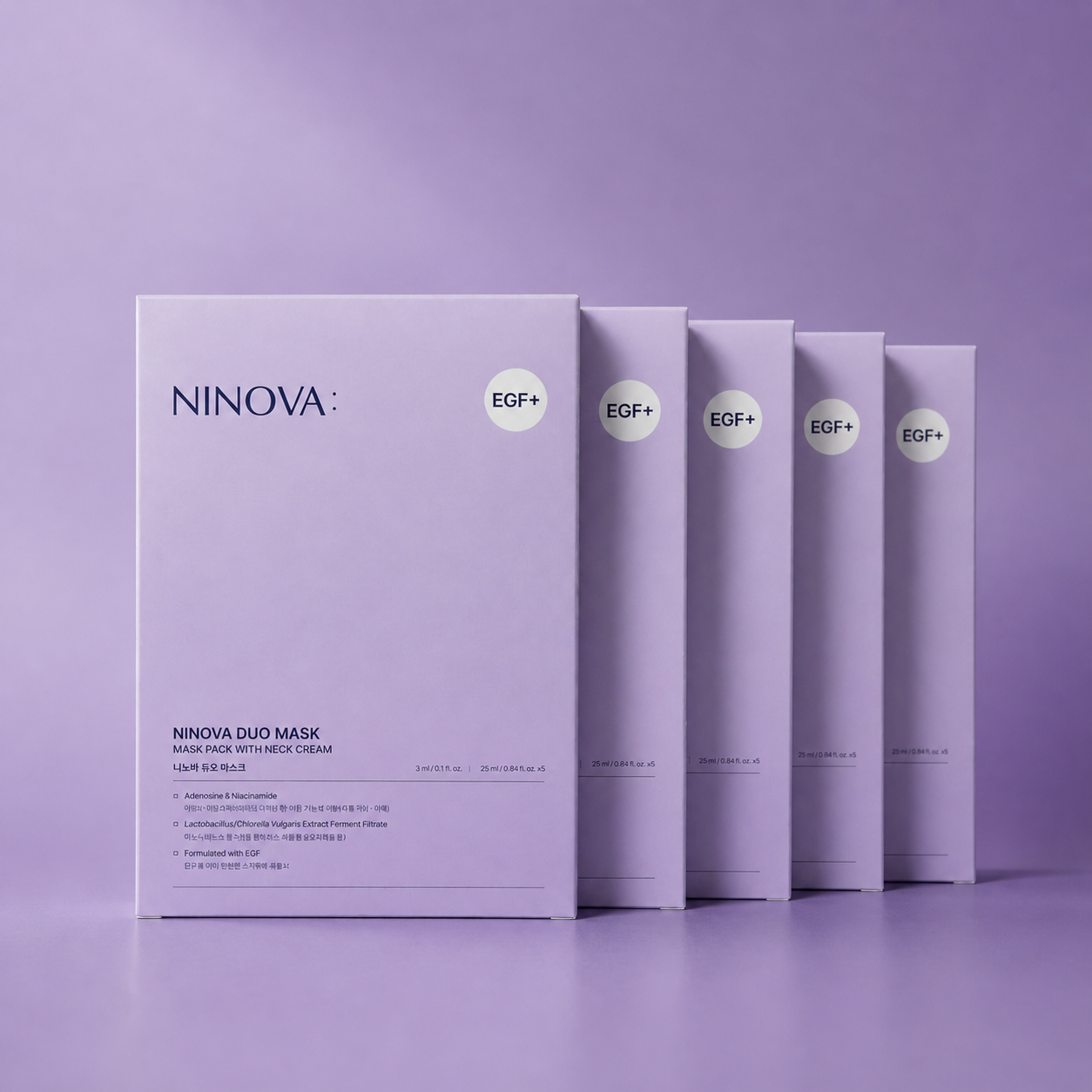 2-in-1 Duo Mask 5 Boxes (25 Sheets)